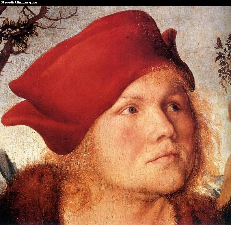 CRANACH, Lucas the Elder Portrait of Dr. Johannes Cuspinian (detail) dfg